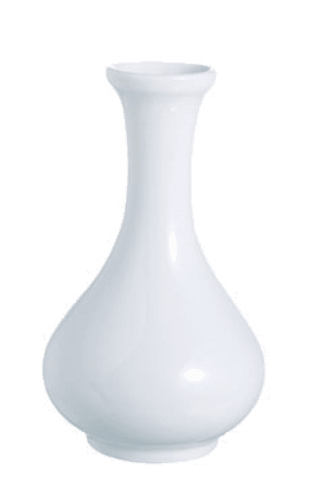 Arc Cardinal R0882 Candour Vase, 6-1/4oz, White (Case of 16)