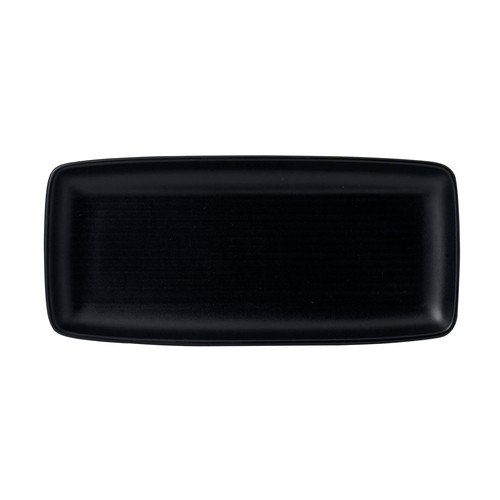 Arc Cardinal EJ271 Evo Jet Rectangular Chef's Tray, 10-5/8"X4-3/4", Black (Case of 12)