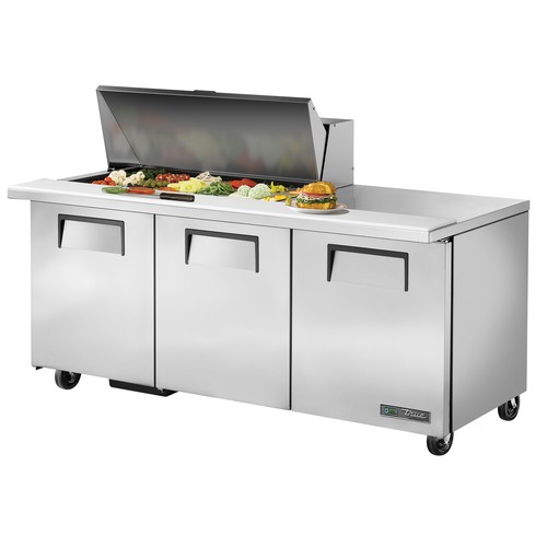 True TSSU-72-18M-B-HC Mega Top Sandwich/Salad Prep Table, 115V