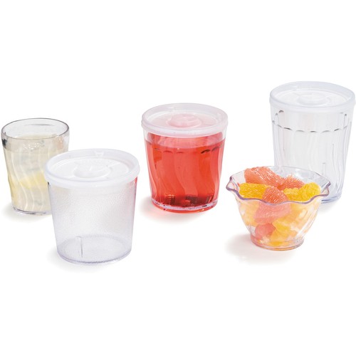 Dinex DXSWC1207 Swirl Tulip Bowl, Plastic, 13oz, Clear (Case of 48)