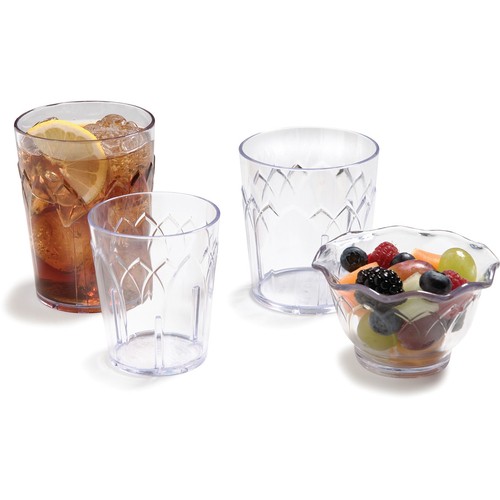 Dinex DXFT607 Fenwick Plastic Tumbler, 6oz, Clear (Case of 72)