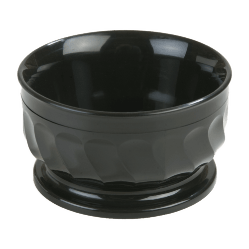 Dinex DX330003 Pedestal Base Bowl, 9oz, Onyx (Case of 48)