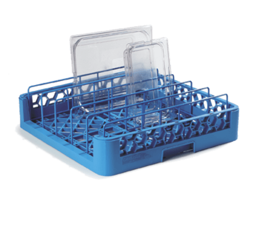 Carlisle RFP14 Opticlean Dishwasher Tray/Food Pan Rack, Full Size, Blue