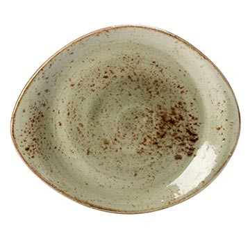Steelite 11310521 Craft Freestyle Plate, 9-7/8"X8-1/4", Green (Case of 12)