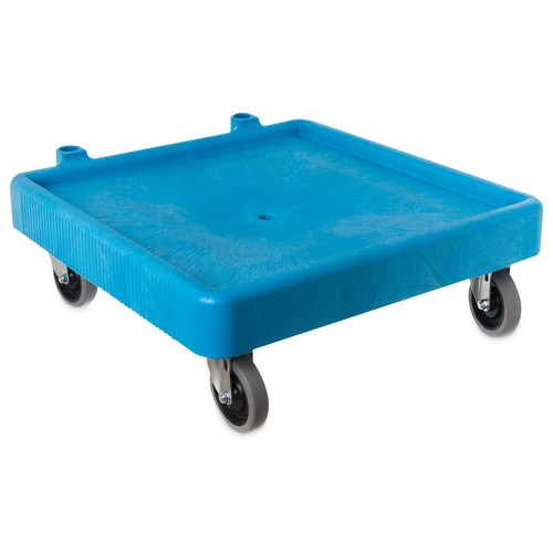 Carlisle C223614 E-Z Glide Warewashing Rack Dolly, 350lbs Capacity, Blue