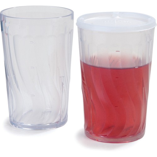 Dinex DX4GC807 Plastic Tumbler, 8oz, Clear (Case of 72)