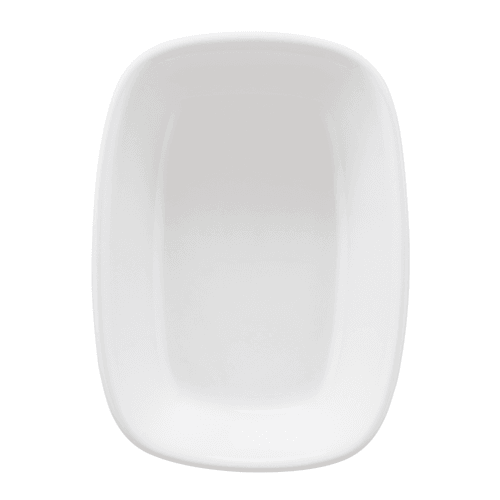 Global Tableware Collective BNGRM17DKY Gourmet Rectangle Plate, 6.625" X 4.625" (Case of 12)