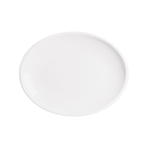 Global Tableware Collective BNMOV31OV Moove Oval Plate, 12.25" X 9.5" X 1.125" (Case of 6)