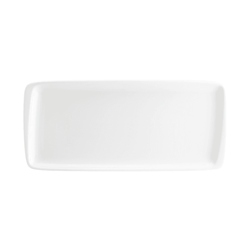 Global Tableware Collective BNMOV35DT Moove Rectangle Plate, 13.5" X 6.125" (Case of 12)