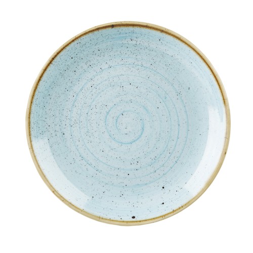 Churchill SDESEV111 Stonecast Coupe Plate, 11-1/4", Duck Egg Blue