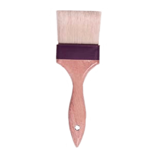 Vollrath 463 Boar Bristle Pastry Brush, 3"W, Wood Handle