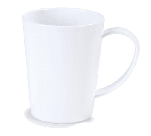 Carlisle 4306802 Tritan Plastic Mug, 12oz, White