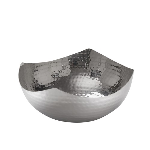 American Metalcraft SBH5 Squound Bowl, 67oz, Hammered Finish
