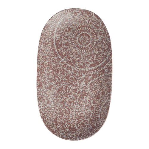 Steelite 7123TM076 Solano Rubine Oval Melamine Platter, 14"X8", Red, (Case of 12)