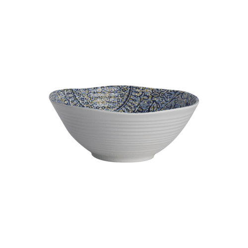 Steelite 7124TM071 Solano Azure Round Melamine Bowl, 29 oz., Blue, (Case of 24)