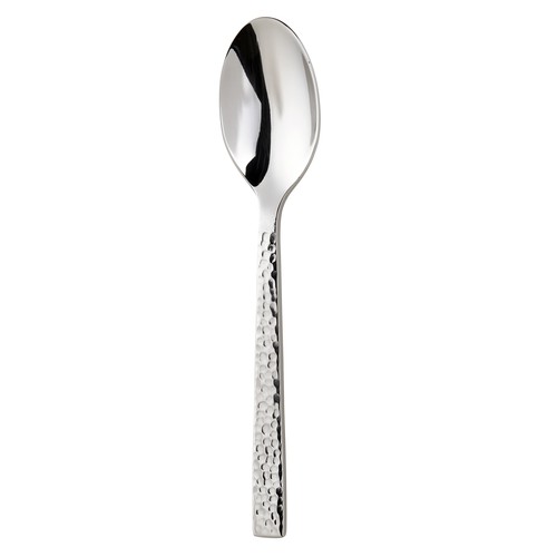 Oneida B327STSF Chef's Table Hammered™ 18/0 Stainless Steel Teaspoon, 6-1/4" (Case of 12)