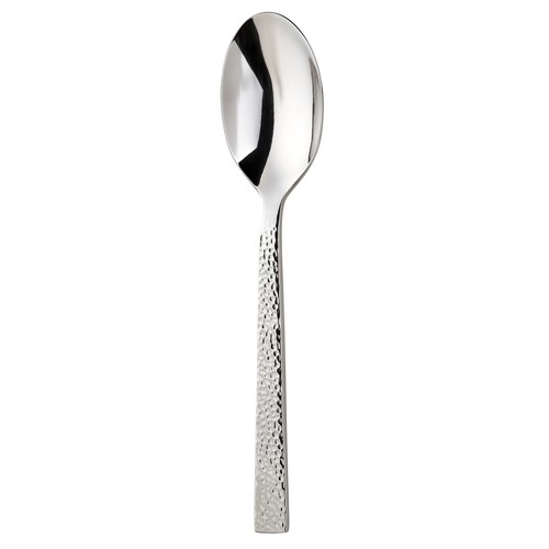 Oneida B327STBF Chef's Table Hammered™ 18/0 Stainless Steel Serving Spoon, 9" (Case of 12)