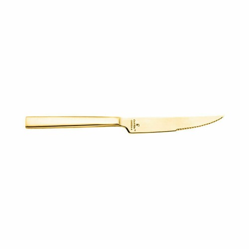 Oneida B408KSSF Chef's Table Gold™ 18/0 Stainless Steel Steak Knife, 10", Gold Finish (Case of 12)