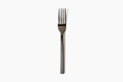 Oneida B410FDEF Chef's Table Stainless Steel Dessert/Salad Fork, 7", Black PVD Finish (Case of 12)