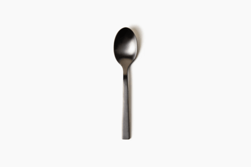 Oneida B410STSF Chef's Table Stainless Steel Teaspoon, 6-1/4", Black PVD Finish (Case of 12)