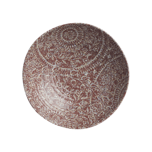 Steelite 7123TM072 Solano Rubine Round Melamine Bowl, 46 oz., 9.38", Red (Case of 12)