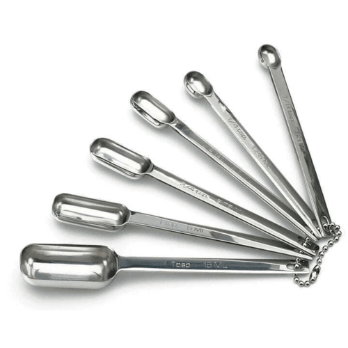 JB Prince UA302 R  Stainless Steel Measuring Spoon Set, 6-1/4"