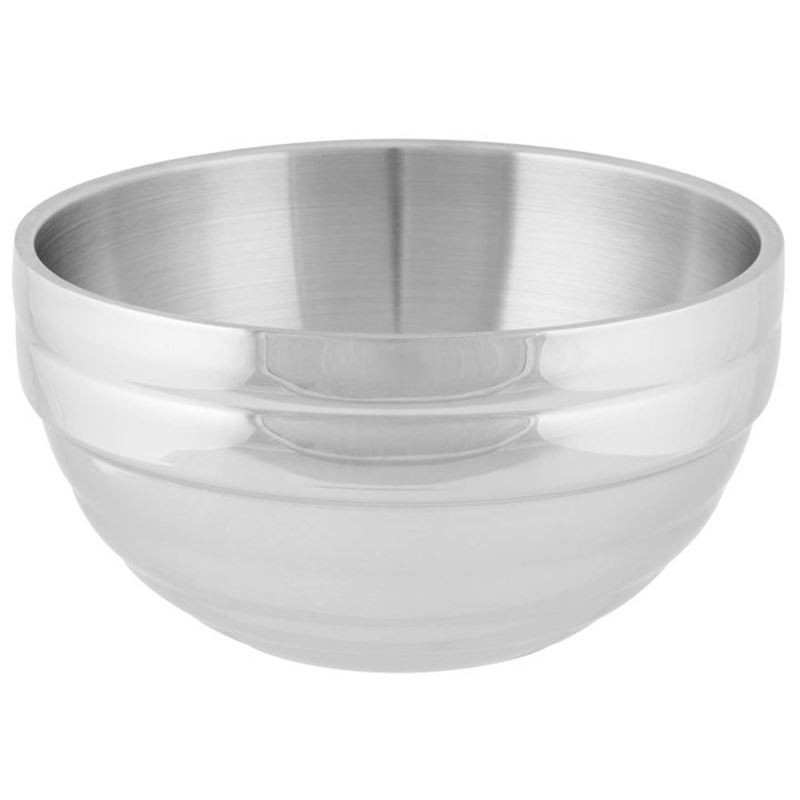 Vollrath 46592 Round Double-Wall Stainless Steel Serving Bowl, 6.9qt