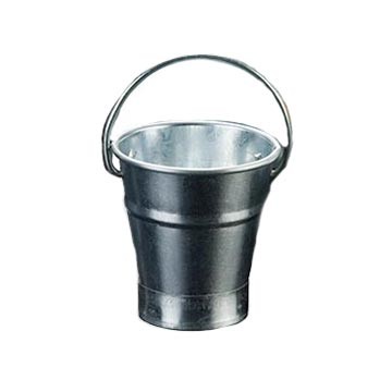 American Metalcraft GP2 Mini Tabletop Serving Galvanized Pail, 3oz