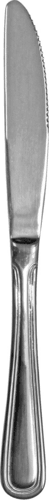 International Tableware MA-331 Madrid 18/0 Stainless Steel Dinner Knife, 8-7/8" (Case of 12)