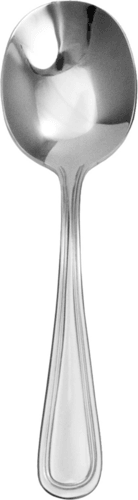 International Tableware MA-113 Madrid 18/0 Stainless Steel Bouillon Spoon, 5-7/8" (Case of 12)
