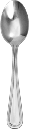 International Tableware MA-111 Madrid 18/0 Stainless Steel Teaspoon, 6" (Case of 12)