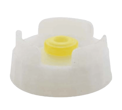 FIFO 5355-220 Medium Squeeze Bottle Cap for FIFO Bottles, Yellow Valve (Pack of 6)