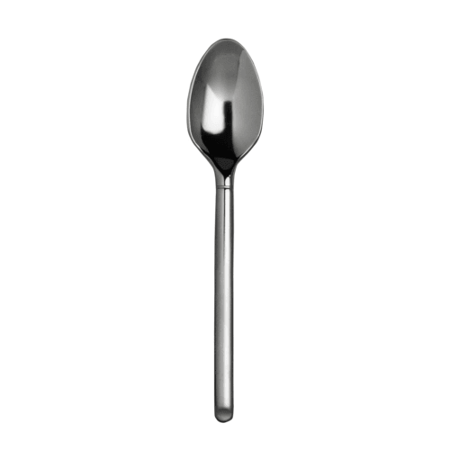 Steelite 5341Z005 4-1/2" Graphite Brushed 18/10 Stainless Steel Coffee Spoon (Case of 12)