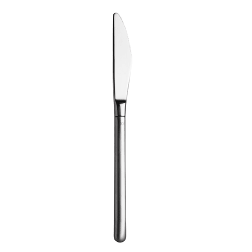 Steelite 5341Z051 8-1/4" Graphite Brushed 18/10 Stainless Steel Dessert Knife (Case of 12)
