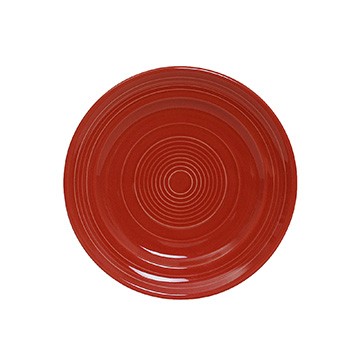 Tuxton CQA-062 Concentrix Wide Rim Plate, 6-1/4", Cayenne (Case of 24)
