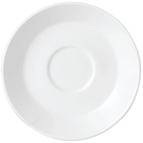 Steelite 11010218 6" Simplicity Slimline Saucer, Round, White, Alumina Vitrified (Case of 36)