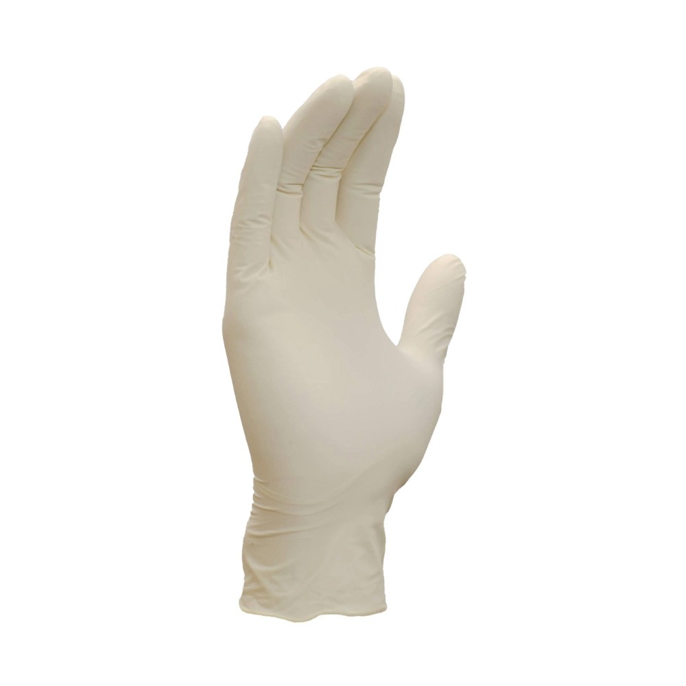 Tradex LXL5201 Ambitex Powder Free Cream Latex Gloves, XL (Box of 100)