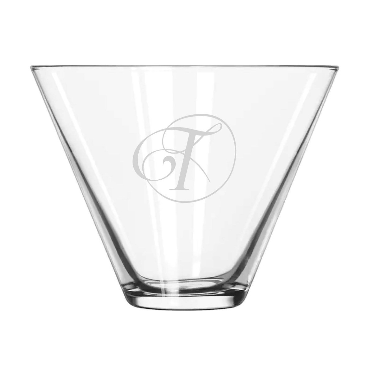 Stemless Martini Glass