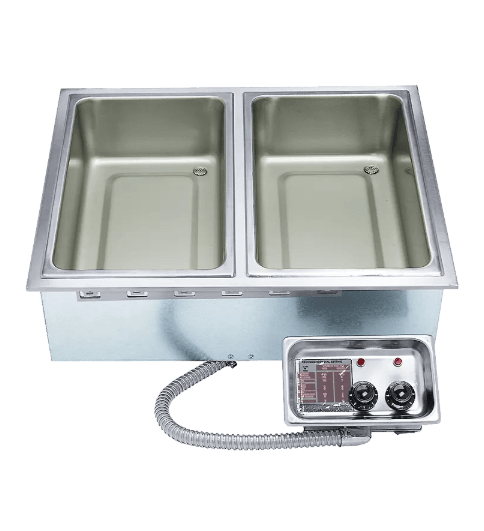 APW Wyott HFW-2 Insulated Electric Multiple Hot Food Well, 2 Wells