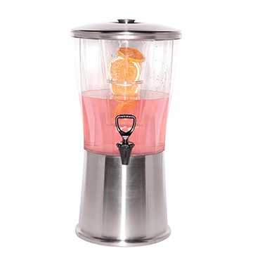 Service Ideas CBDRT3SS Beverage Dispenser 3 Gallon w/ Infuser, Stainless Steel