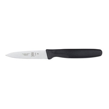 Mercer Culinary M23900P Millennia® Slim Paring Knife, 3", Black