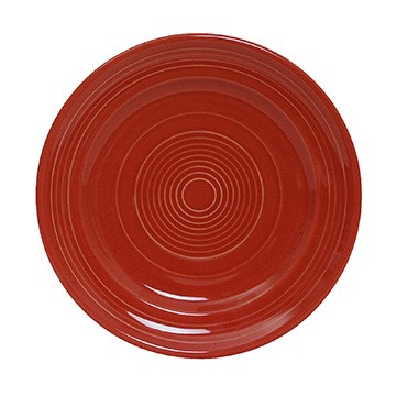 Tuxton CQA-090 Concentrix Wide Rim Plate, 9", Cayenne (Case of 24)