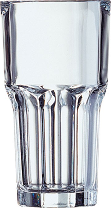 Arc Cardinal 43281 Granite Stackable Beverage Glass, 16oz (Case of 36)