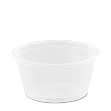 Empress EPC200 Plastic Souffle Cup, 2oz, Clear (Case of 2500)