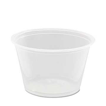 Empress EPC400 Plastic Souffle Cup, 4oz, Clear (Case of 2500)