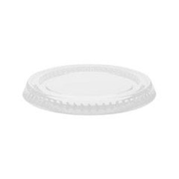 Empress EPCLID3 Plastic Lid for 3-1/4oz - 5-1/2oz Souffle Cups, Clear (Case of 2500)