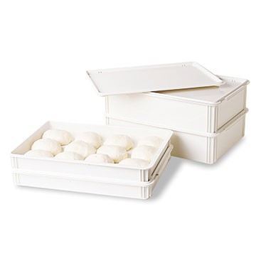 Cambro DB18266CW148 Camwear Pizza Dough Box, 26"Lx18"Wx6"D, White