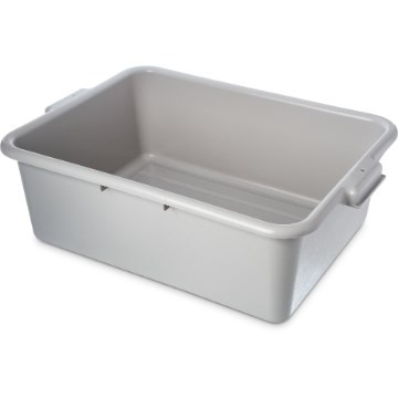 Carlisle 4401123 Comfort Curve Bus Box 15" x 20" x 7", Gray