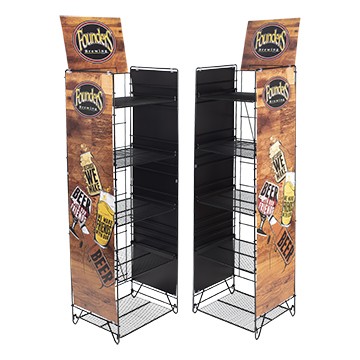 Case Display with Wire Rack