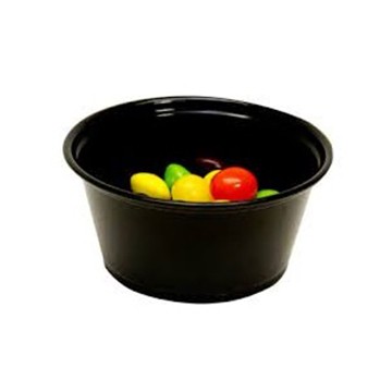 Empress EPC200B Plastic Souffle Cup, 2oz, Black (Case of 2500)